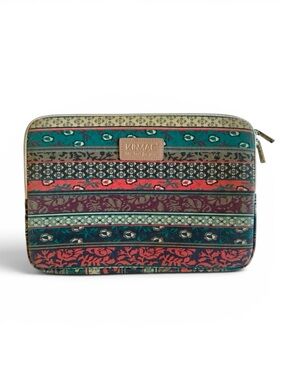 Kinmac Laptop Sleeve Tech Case Travel Work School Camous Multicolor Boho Floral